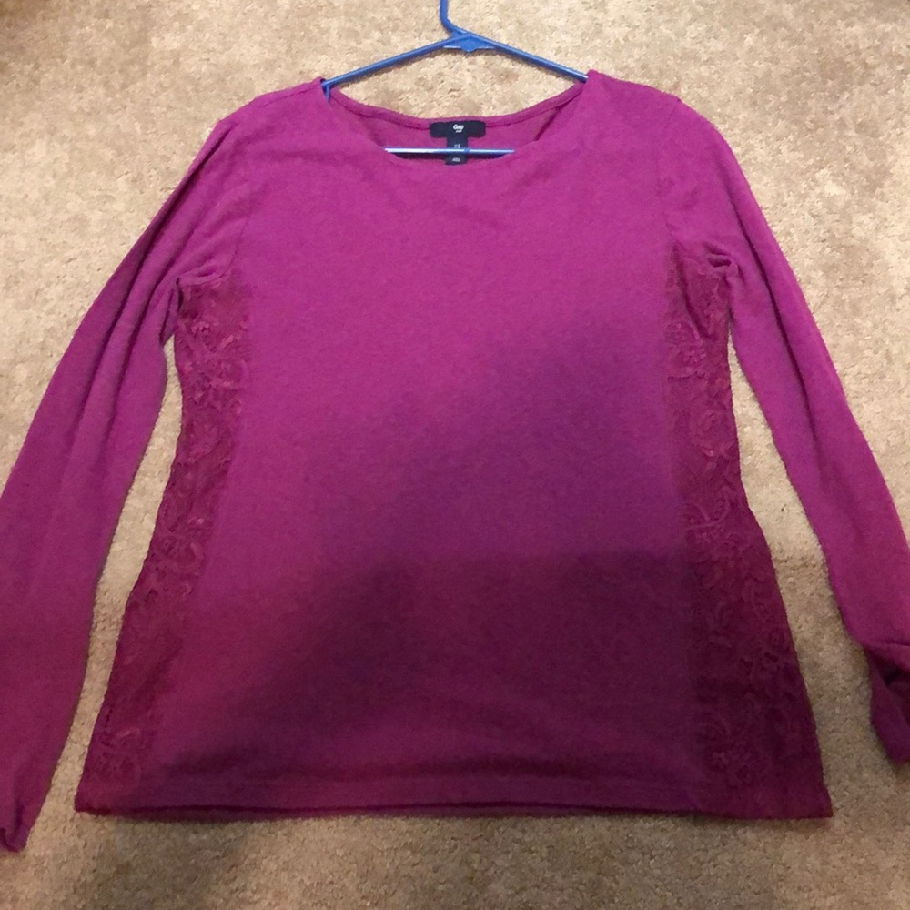 GAP Long Sleeve with Lace Detail